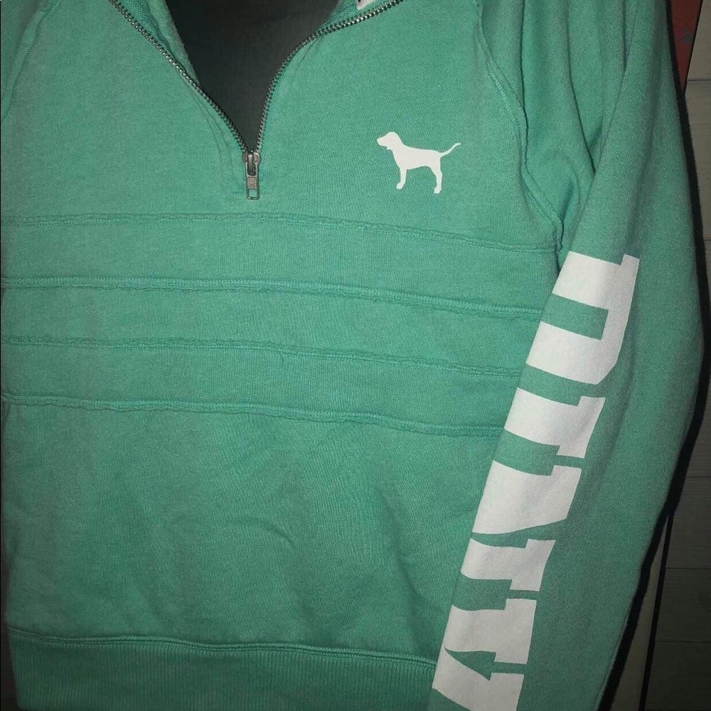 Ca pink quarter zip